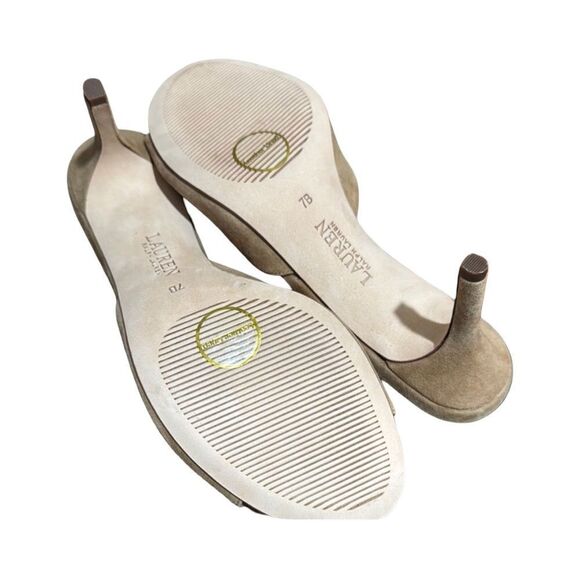 Lauren Ralph Lauren camel Kidsuede Shoe Sandal - Picture 4 of 5